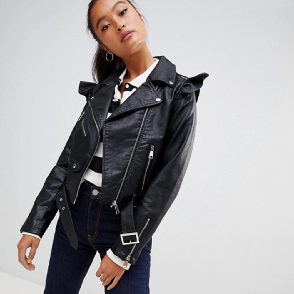 ASOS Parisian Faux Leather Jacket